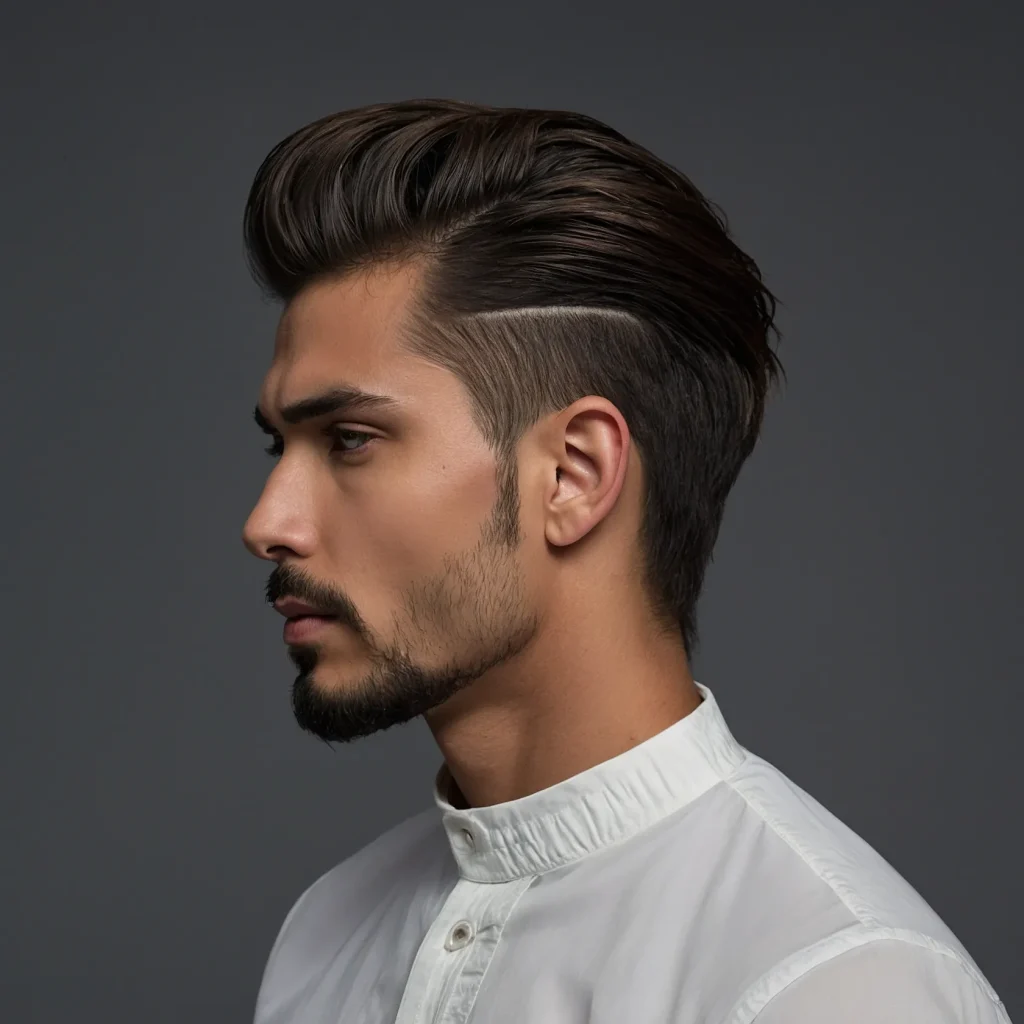 Low Taper Fade Mullet