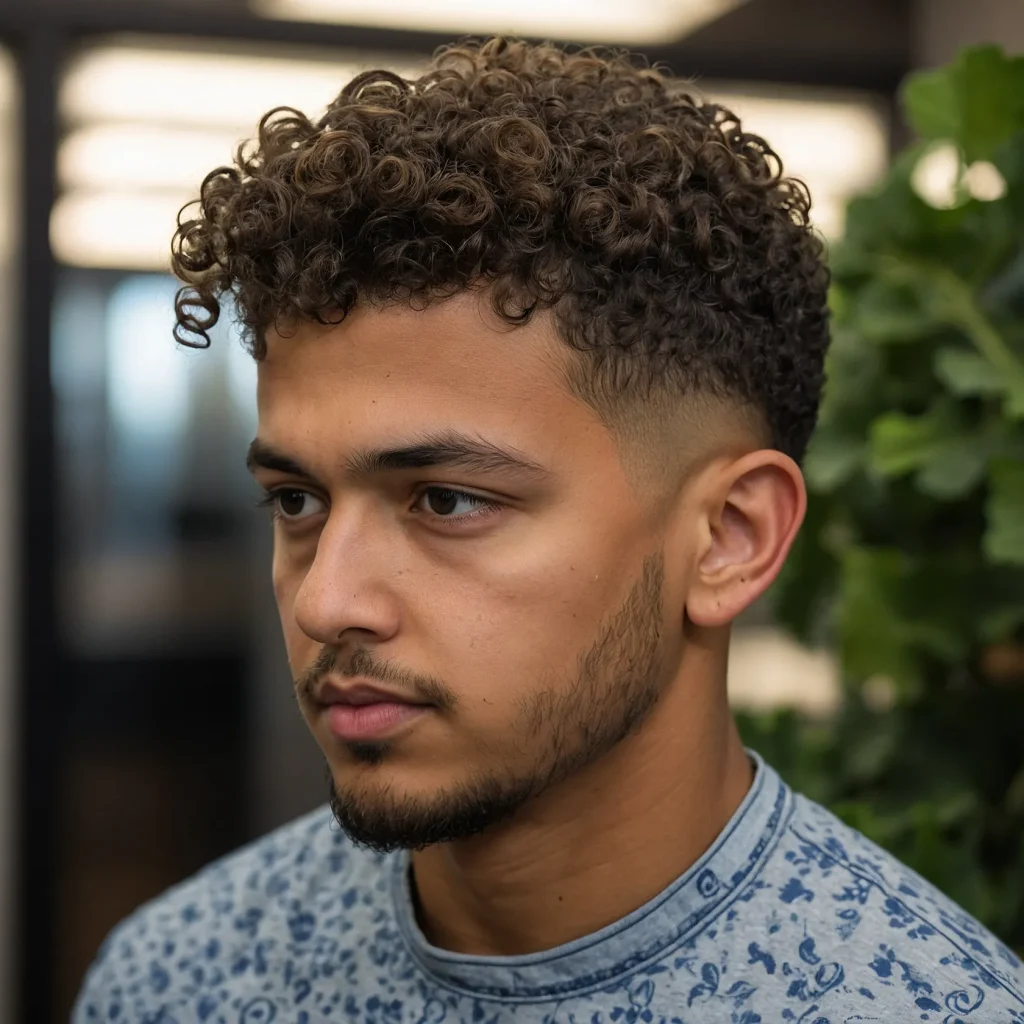 Broccoli Style with Low Taper Fade