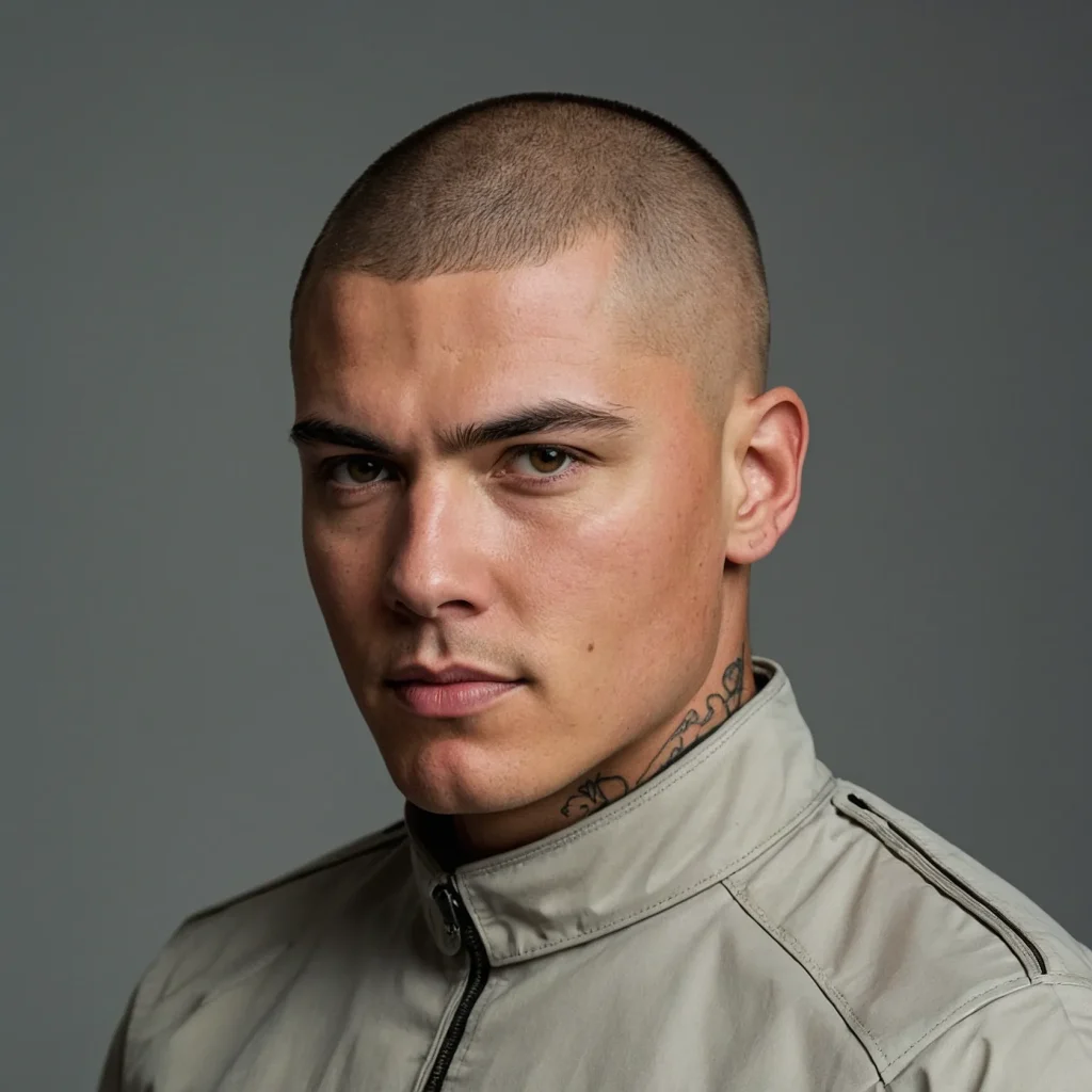 Butch Buzz Cutman with butch buzz cut sl