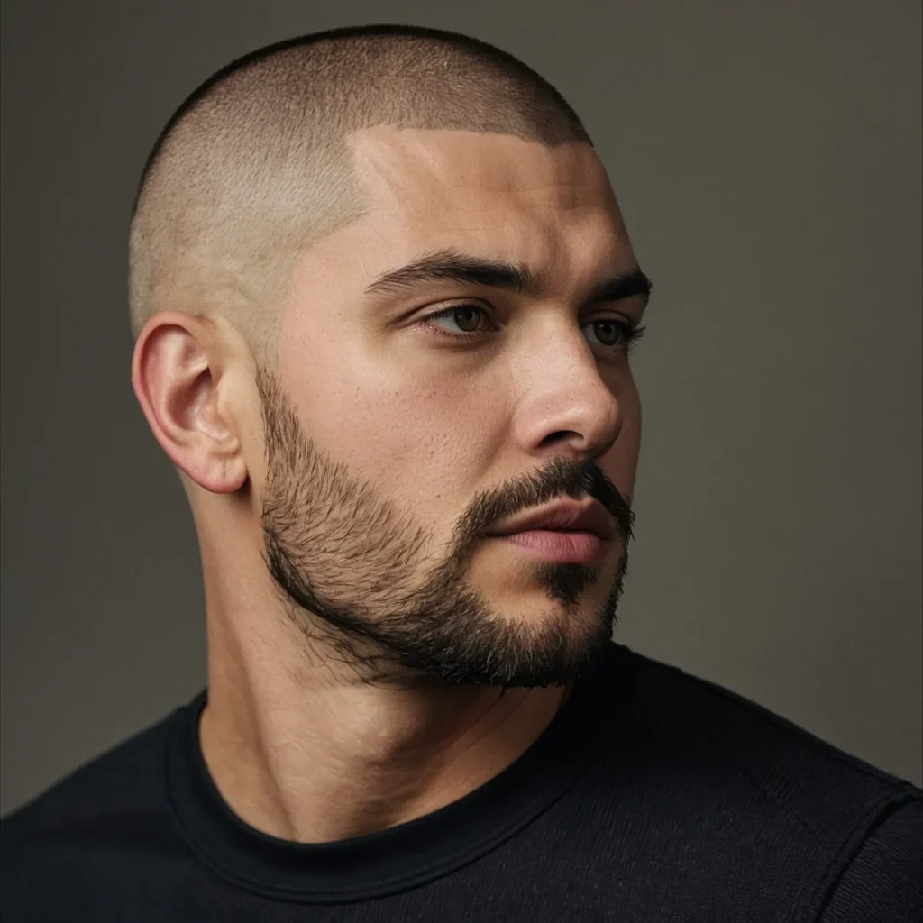Buzz Cut for Oblong Face Bit Longer Topbu