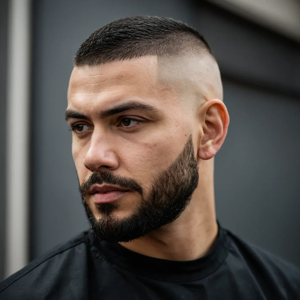 Buzz Cut with High Fade High Tightman with