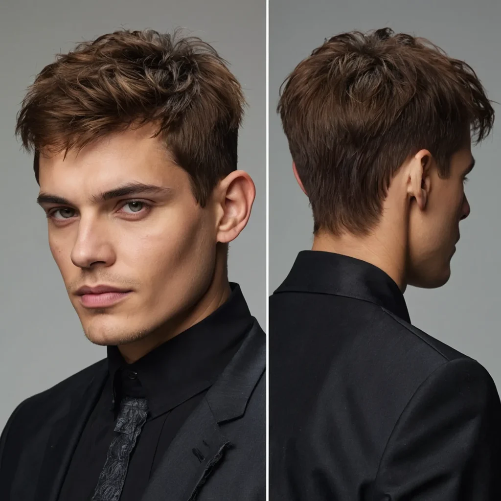 Fringe with Low Taper Fade