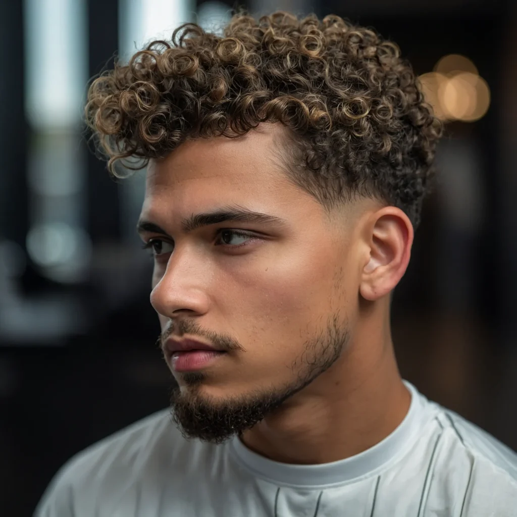 High Fade for Curls