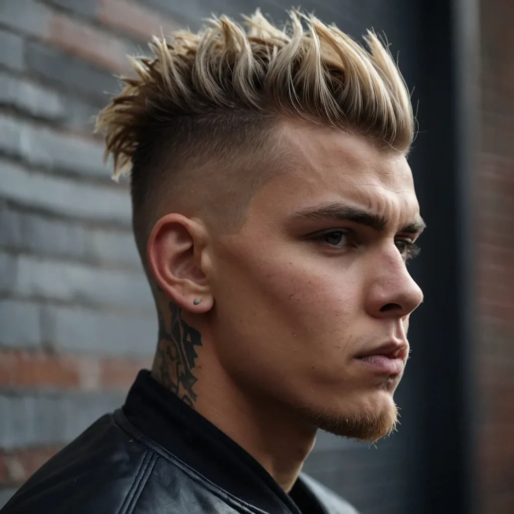 High Fade with Mohawk