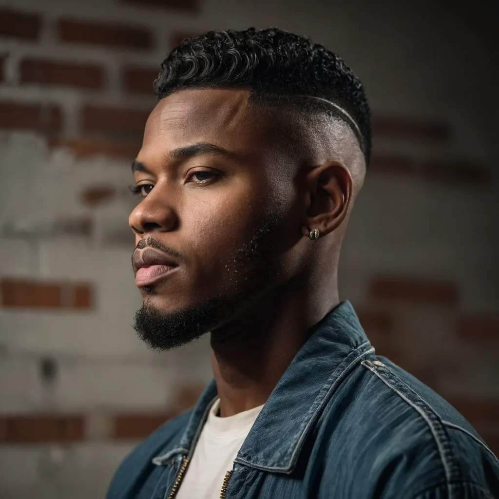 High Top FadeBlack man with classic high