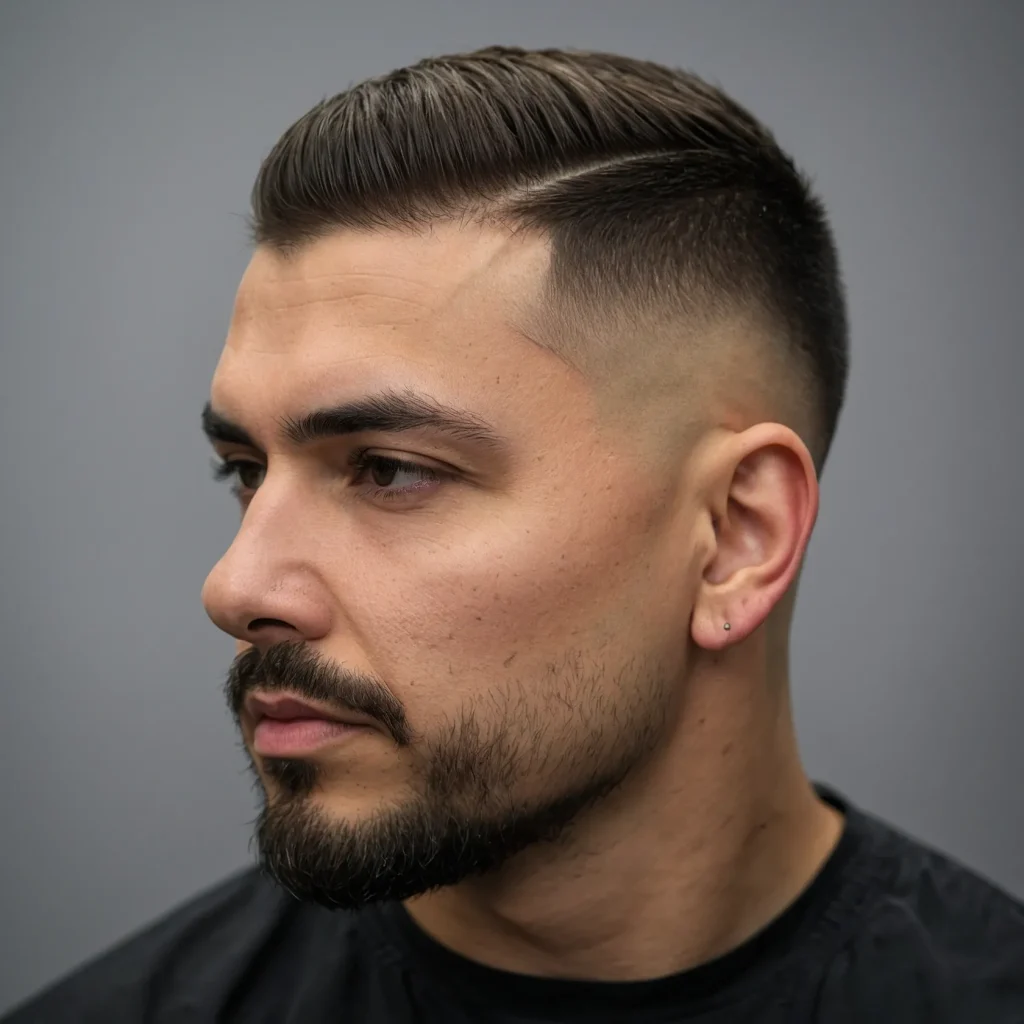 Low Drop Fade Crew Cut classic crew cut on