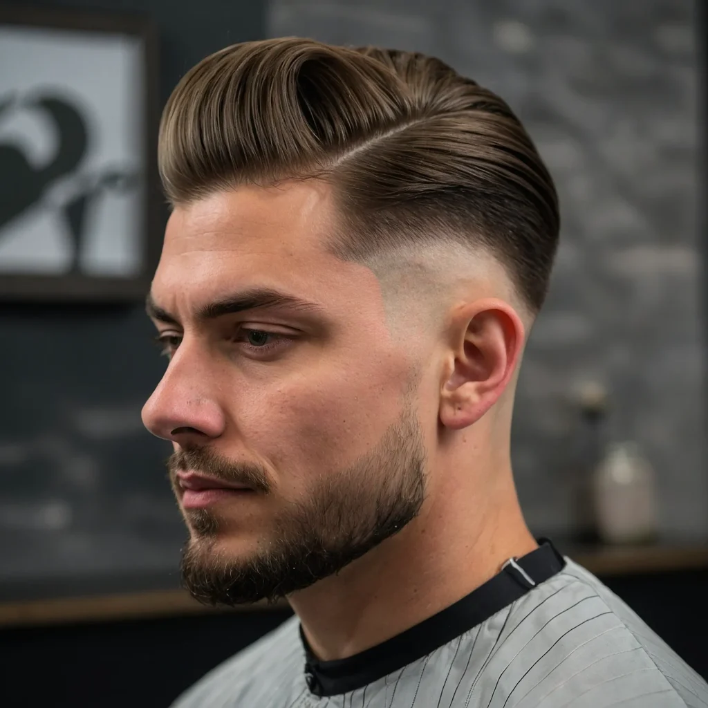 Mid Fade Pompadourmid fade pompadour with