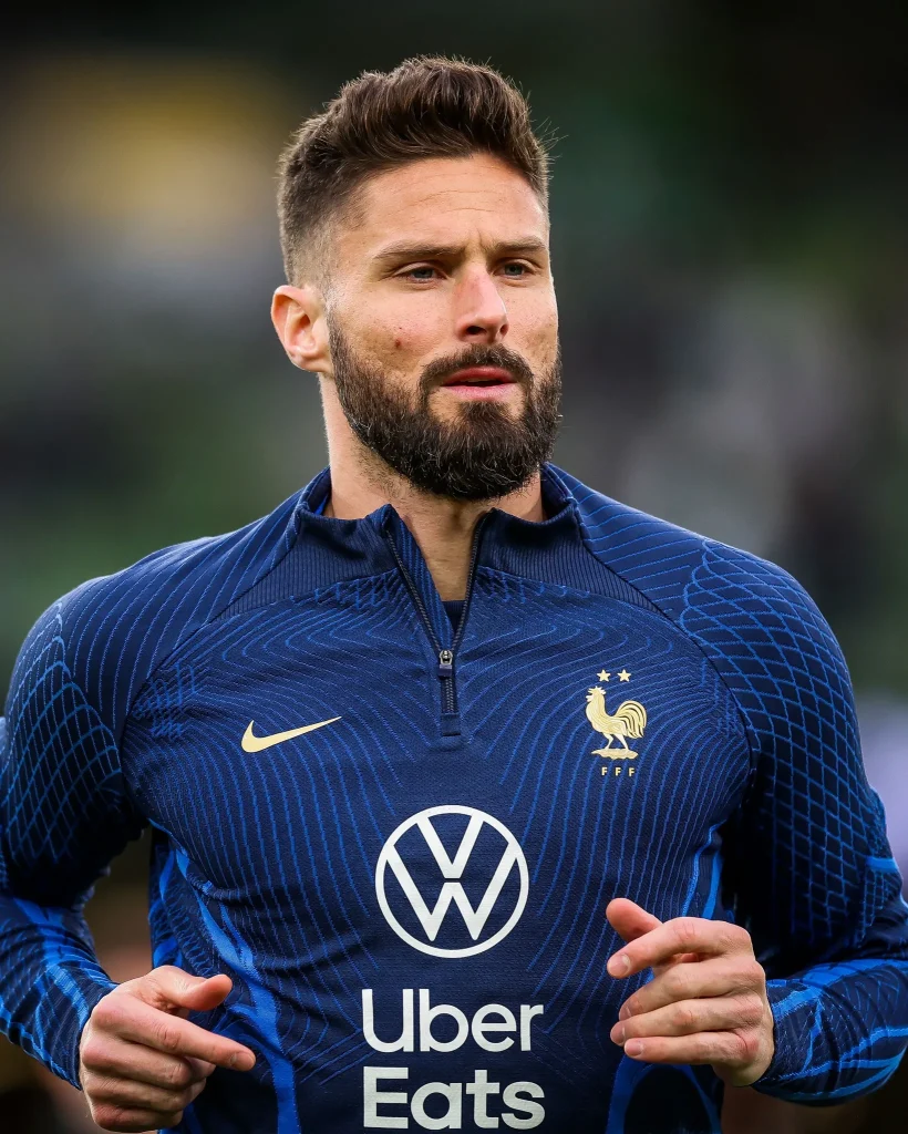 Olivier Giroud – High Drop Fade with Spikes