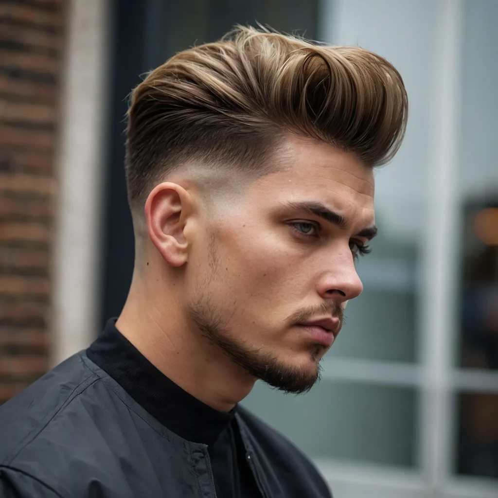 Quiff Undercut Fade