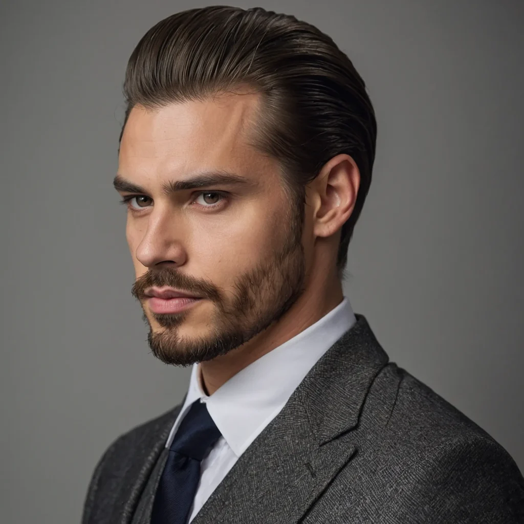 Refined Side Partpolished side part hairsty