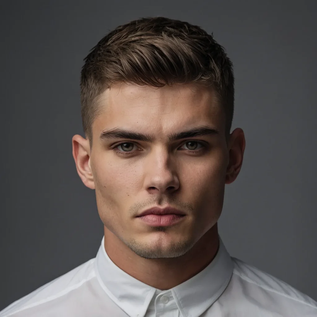 Textured French Crop with Low Taper
