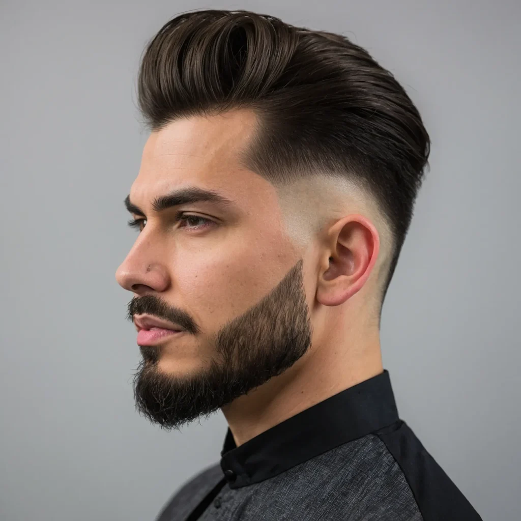 Undercut Pompadour Fade