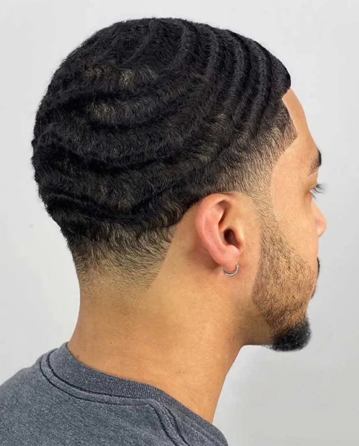 WAVE PATTERN ON TAPER FADE