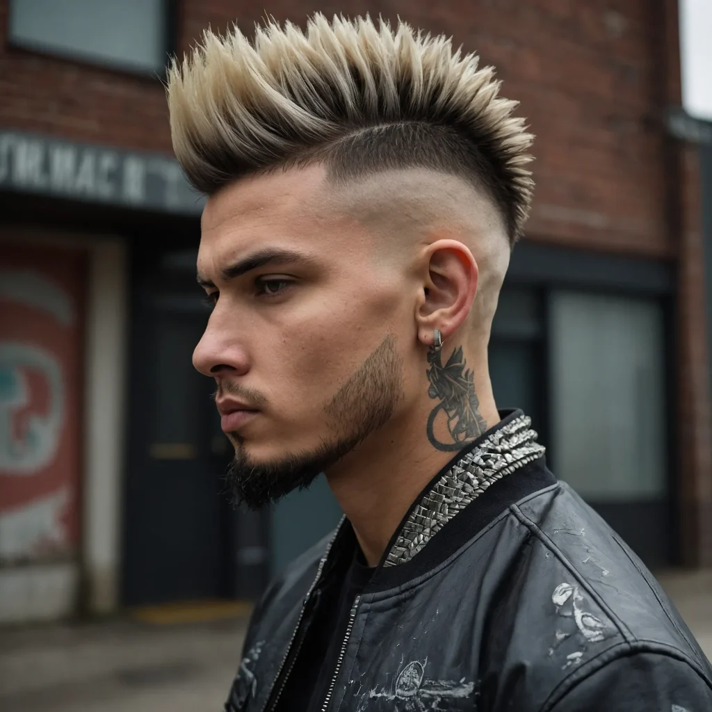 Mohawk Fade with DesignPromptmohawk with