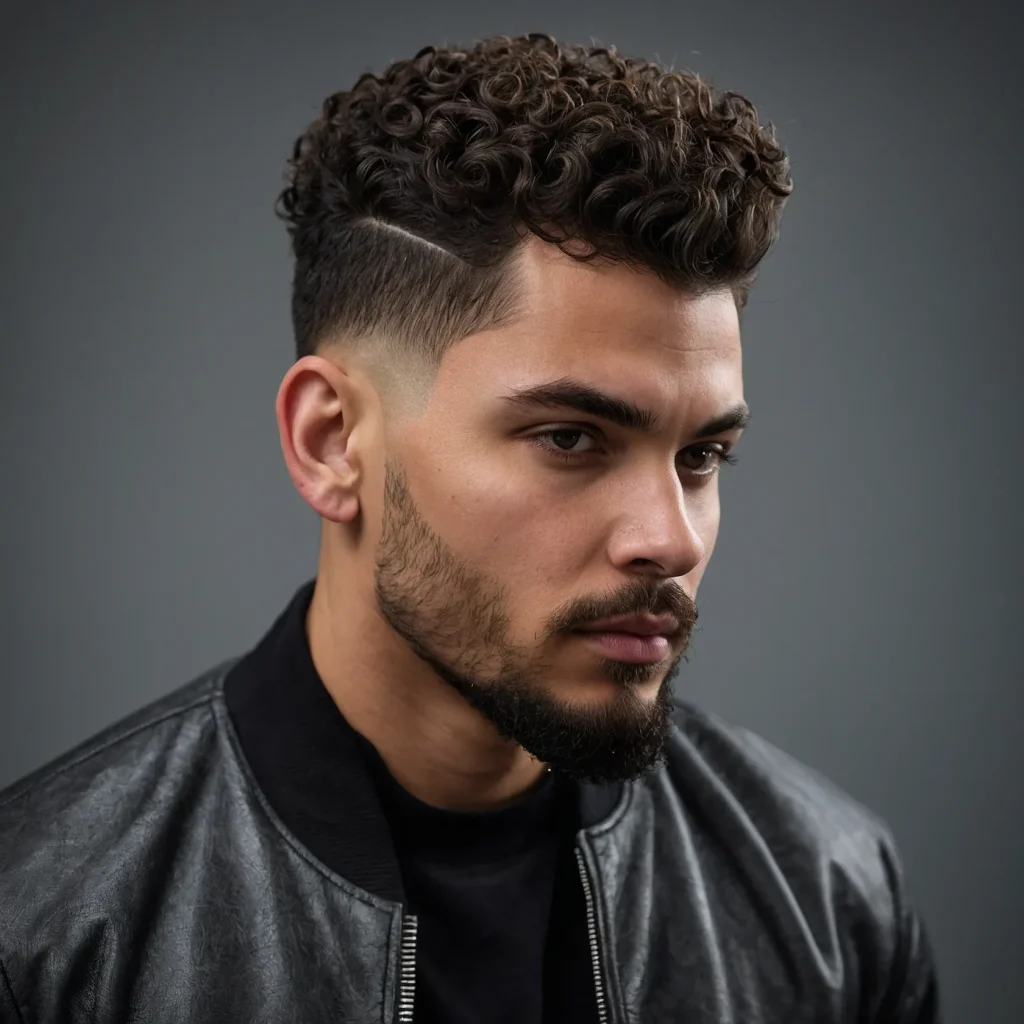 Drop Fade with Curlsman with short define