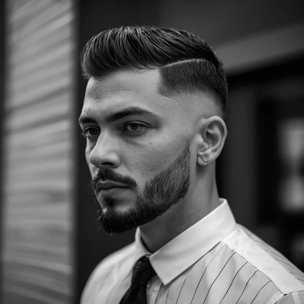 Drop Fade with French Cropman with shor
