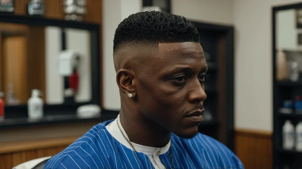 Boosie Fade with Short Temple FadeA clean Boo