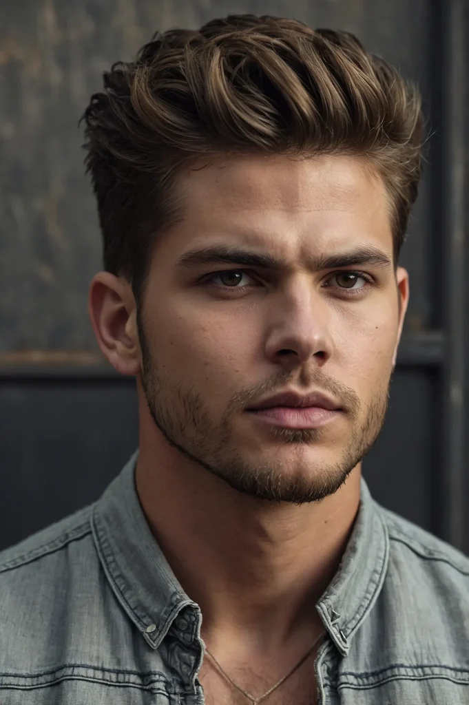 BrushedUp Fluffy Hair Tapered Edgesman wit