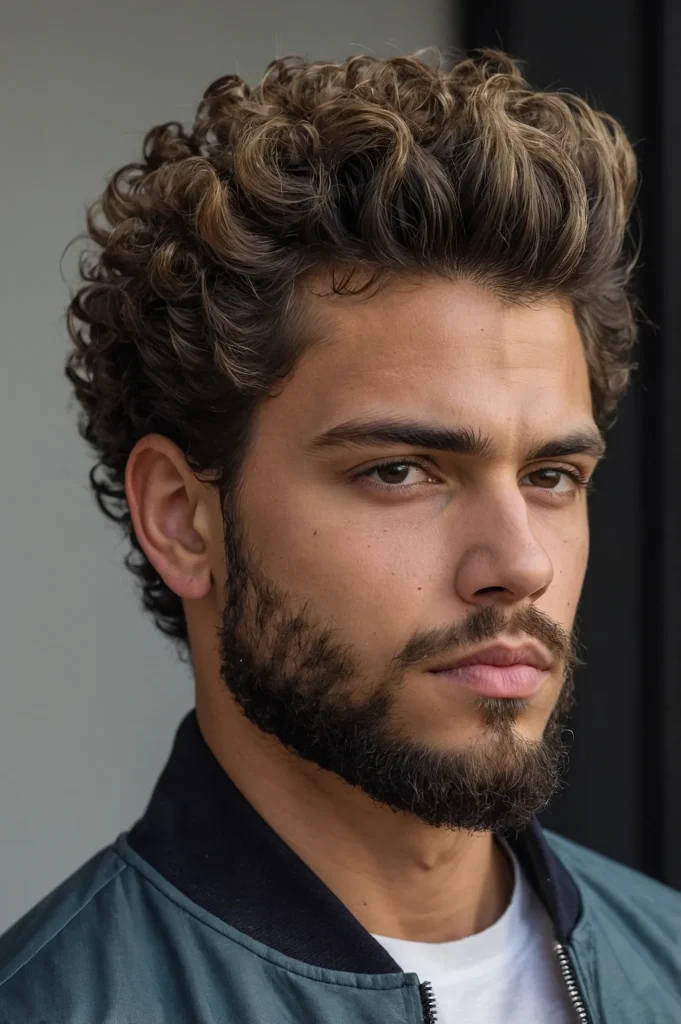 Classic Low Taper Fade with Fluffy Topman w