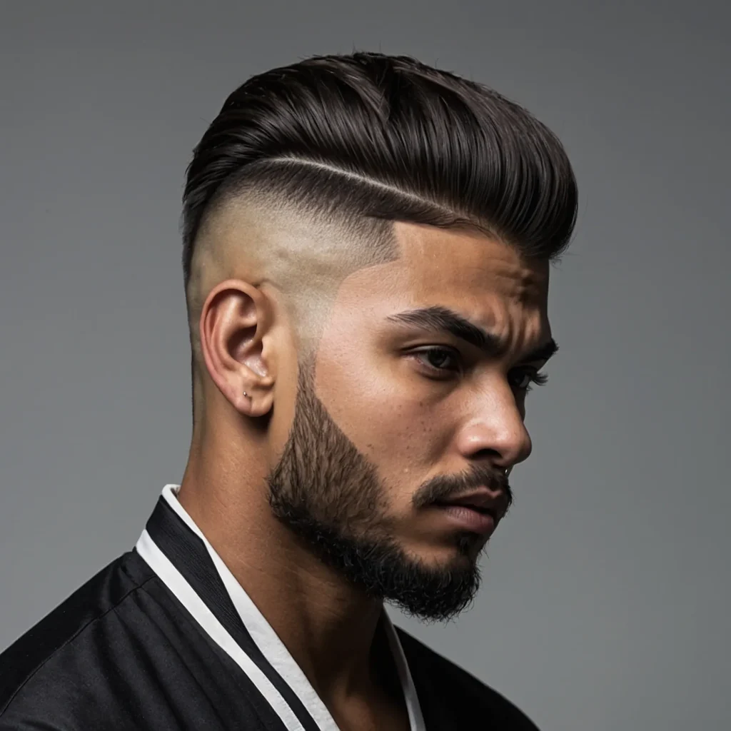 Classic Ninja Low Taper FadeA man with a clea