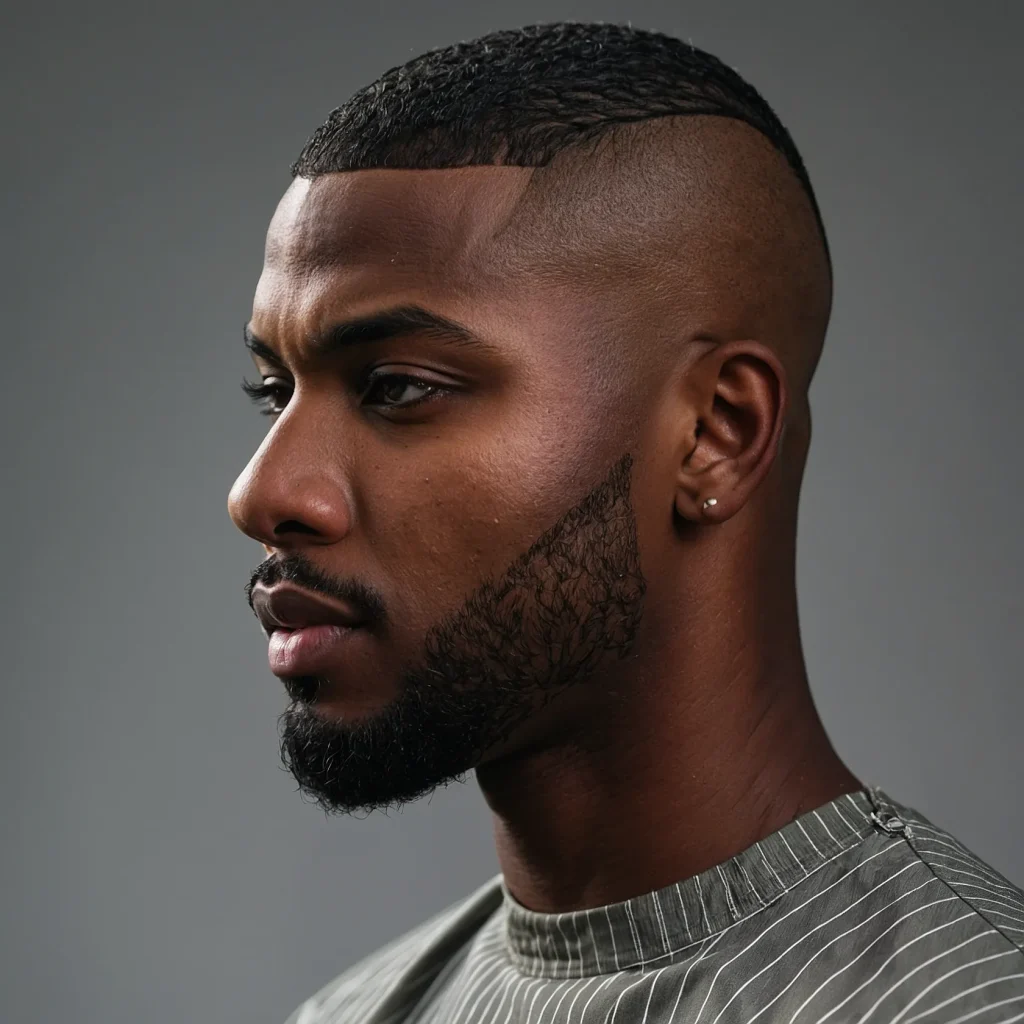 Classic Skin Fade Buzz CutRealistic photo of