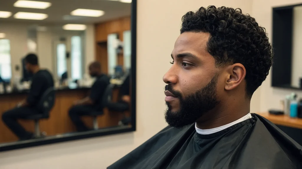 Blowout Taper Fade Haircuts for Black Men