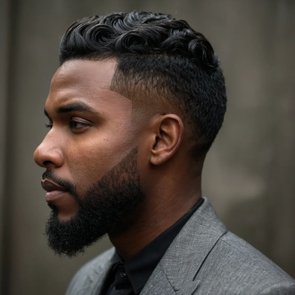 Drop Fade with Blowout Textureblowouttextur