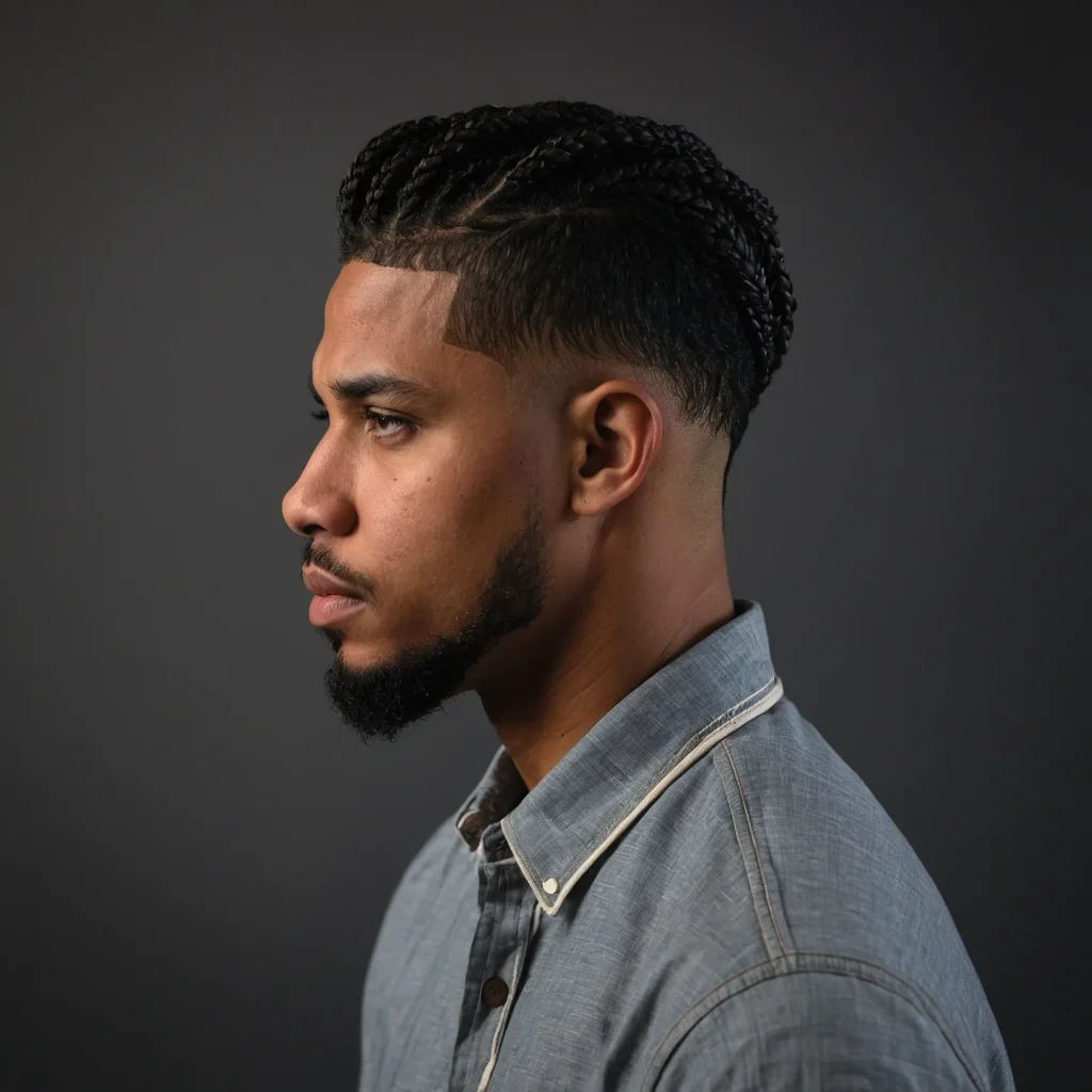 Drop Fade with Mini TwistsShort twostrand twi