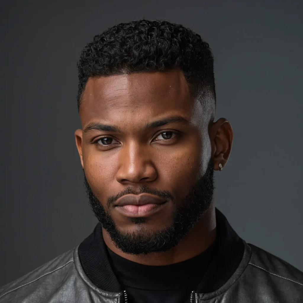 Drop Fade with Rounded HairlineRounded hairli
