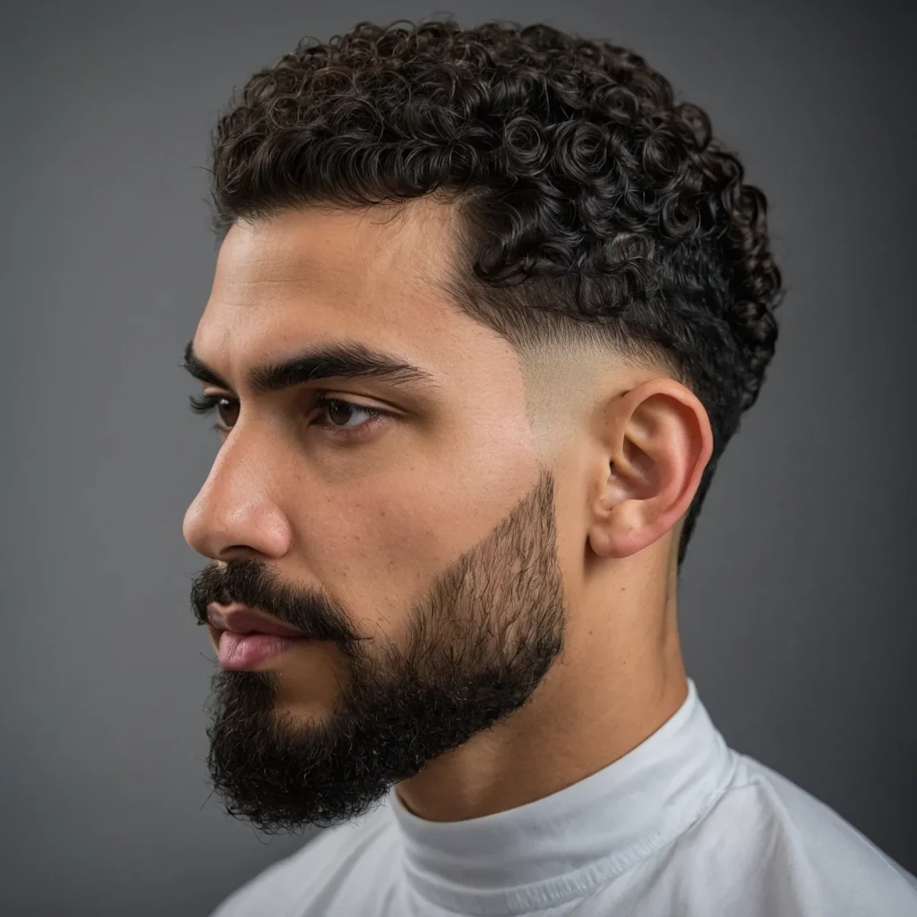 Drop Taper Fade for CurlsDrop taper that curv