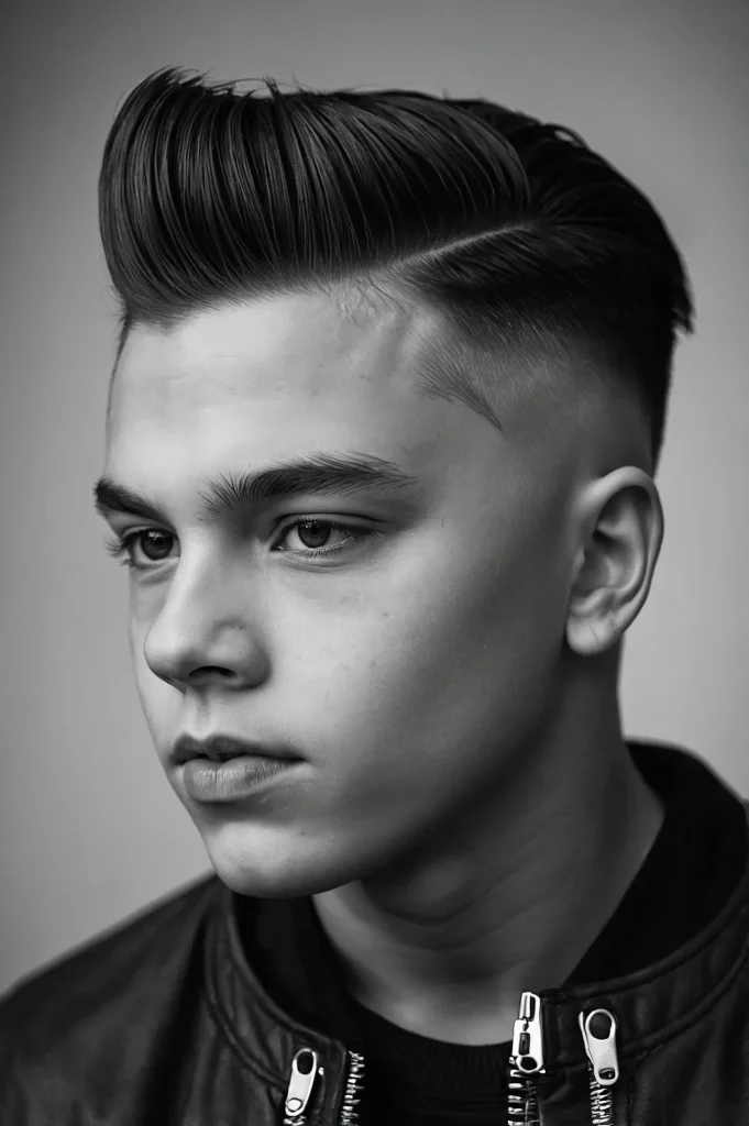 Flat Top Fade for Boysboy with boxy flat