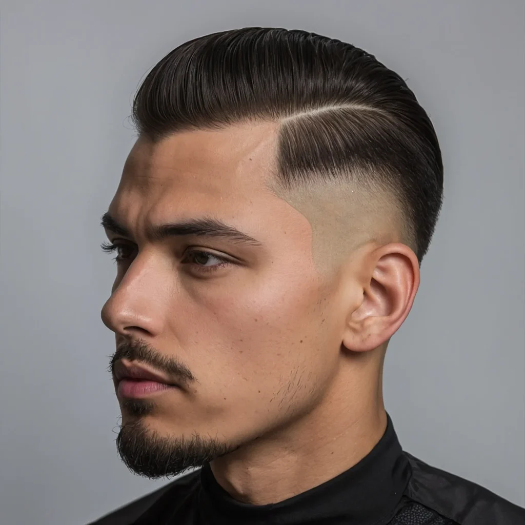 High Fade with Defined LineUpCrisp angular h