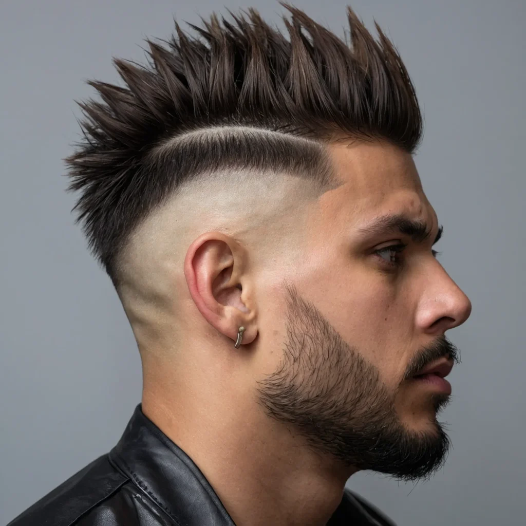 High Fade with Spiky HairShort controlled sp