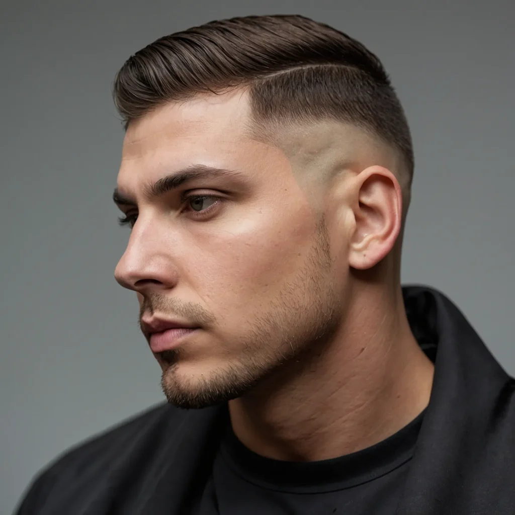 High Taper Fade with Defined EdgeUphighly d