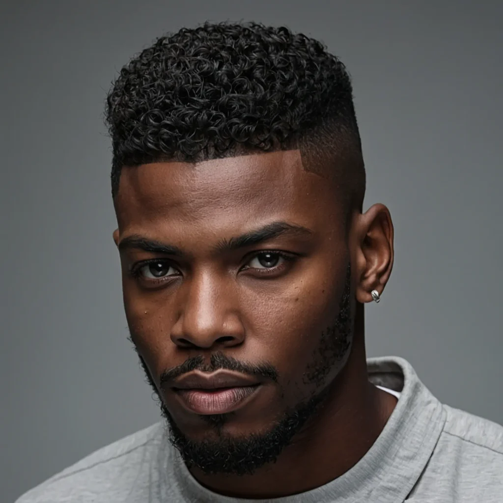 High Taper Fade with Even Cropclean evenlen