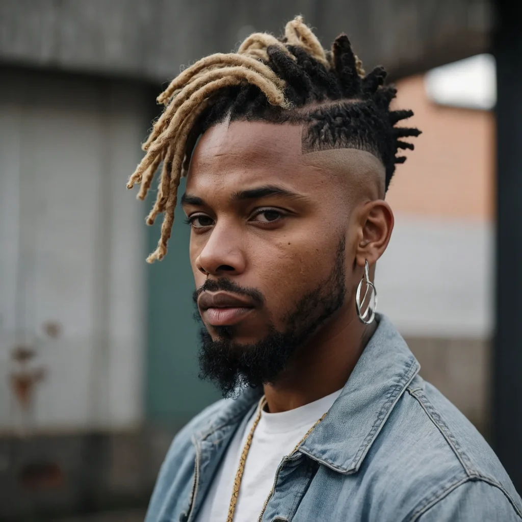 High Taper Fade with Short LocsShort wellmain