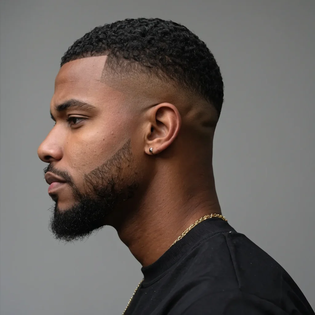 High Taper Fade with Short TopHigh taper fade