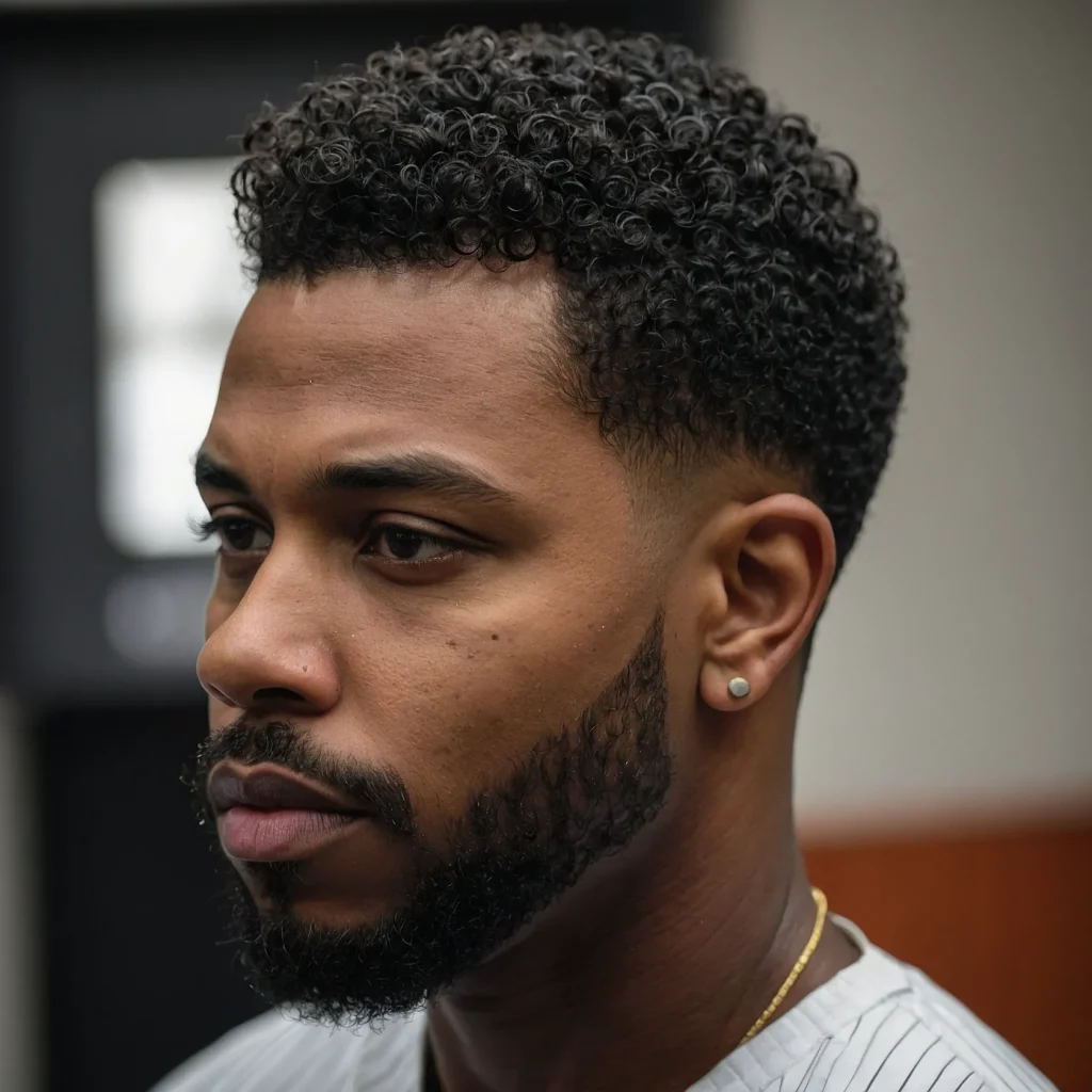 High Taper Fade with Tight Temple Taperfocu