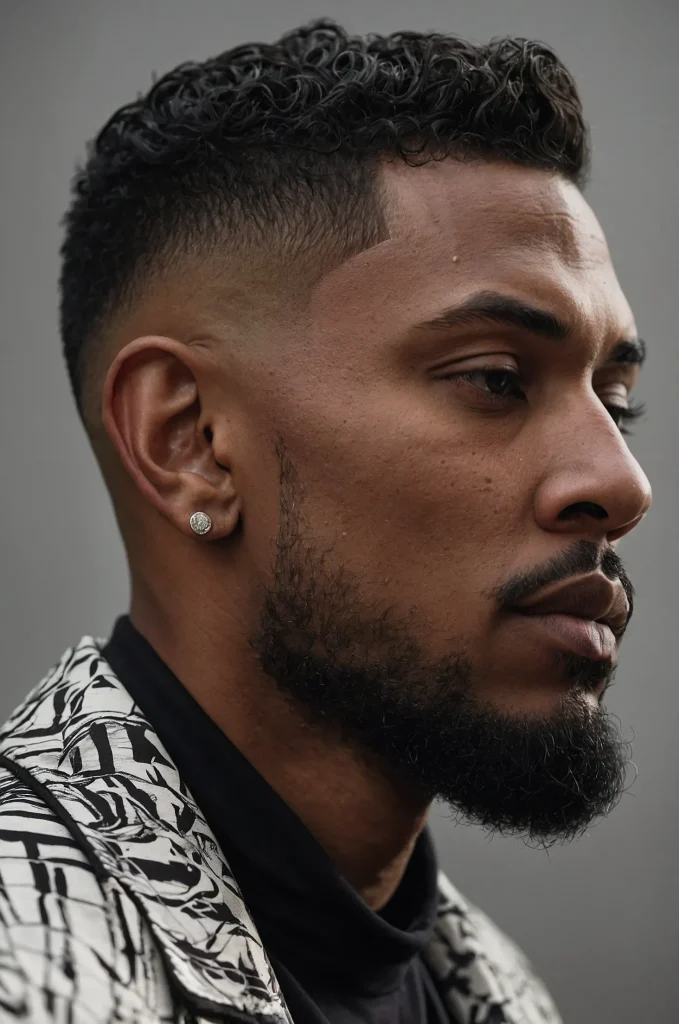 High Taper Fademan with high taper fade s