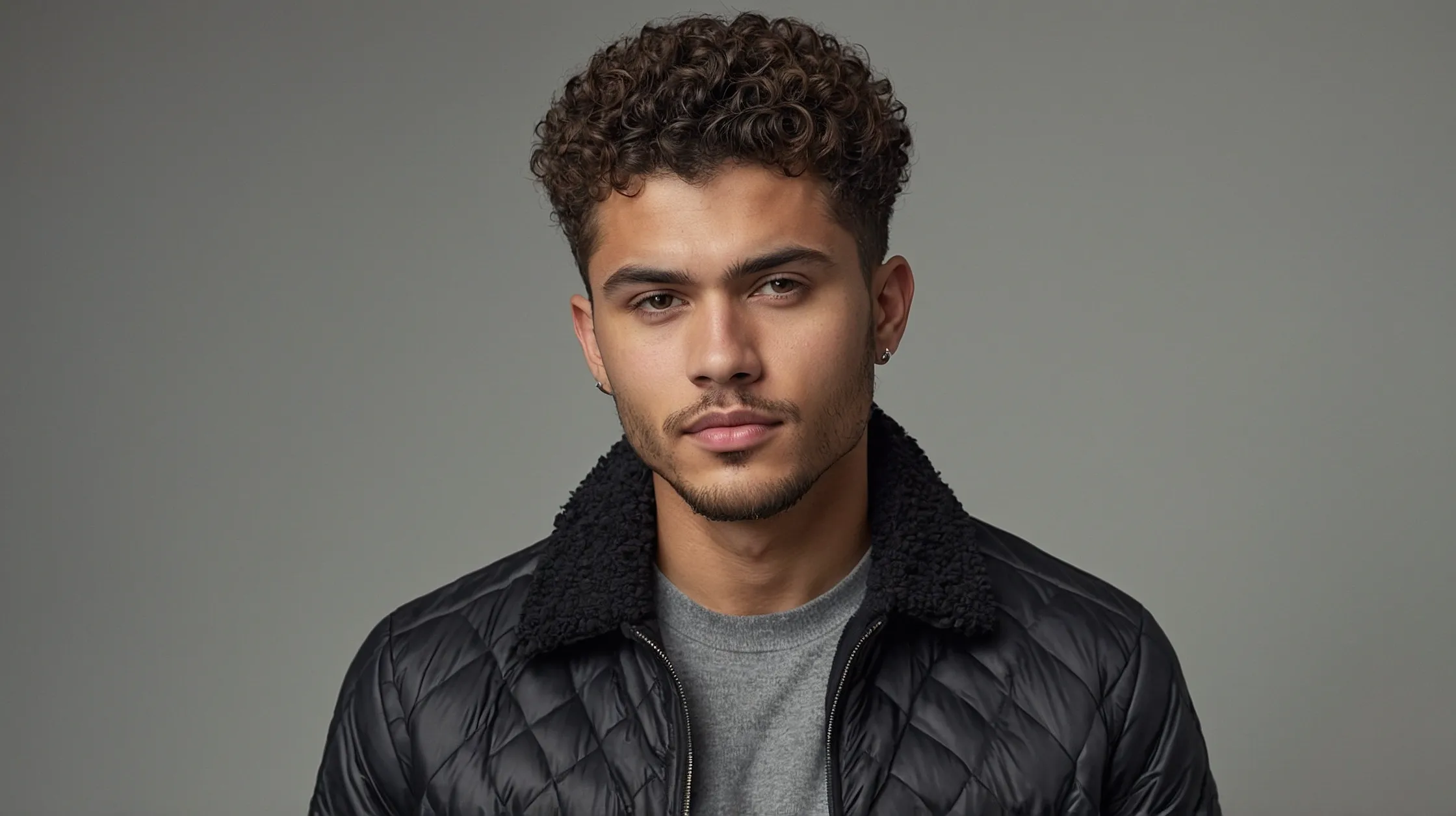 Low Taper Fade + Fluffy Hair