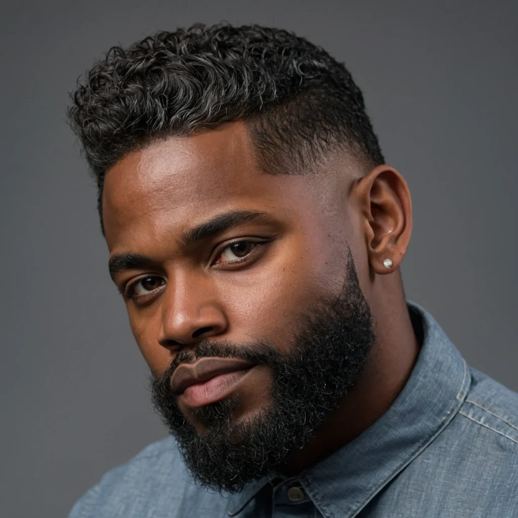 Low Fade with Beard Connectionwellblended l