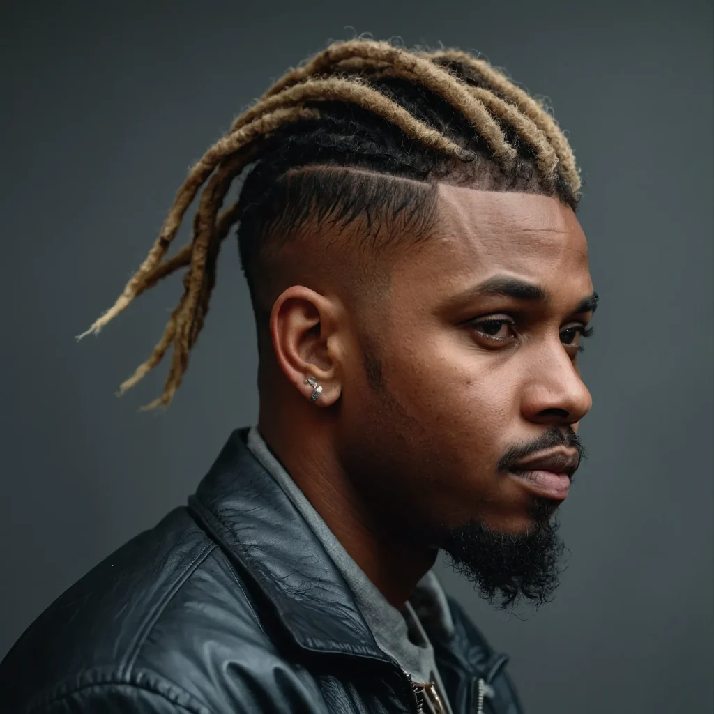 Low Fade with Short DreadsShort dreadlocks re