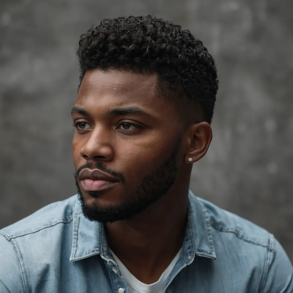 Low Fade with Soft EdgeUpsoft natural edgeu
