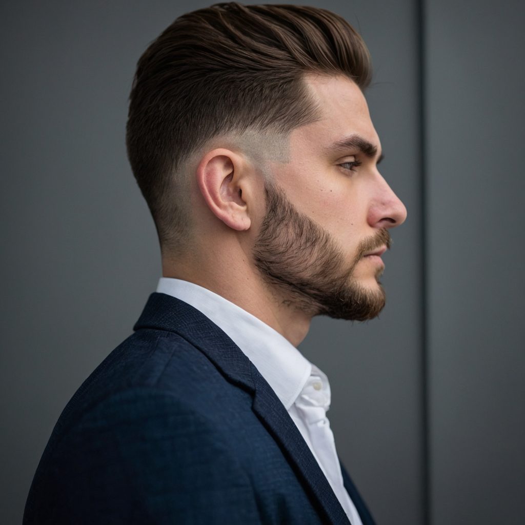 Low Taper Fademan with low taper fade hai