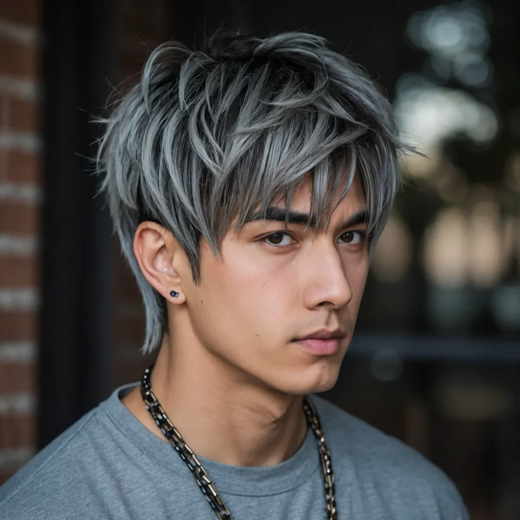 Low Taper with Layered Bangs Anime InspiredA