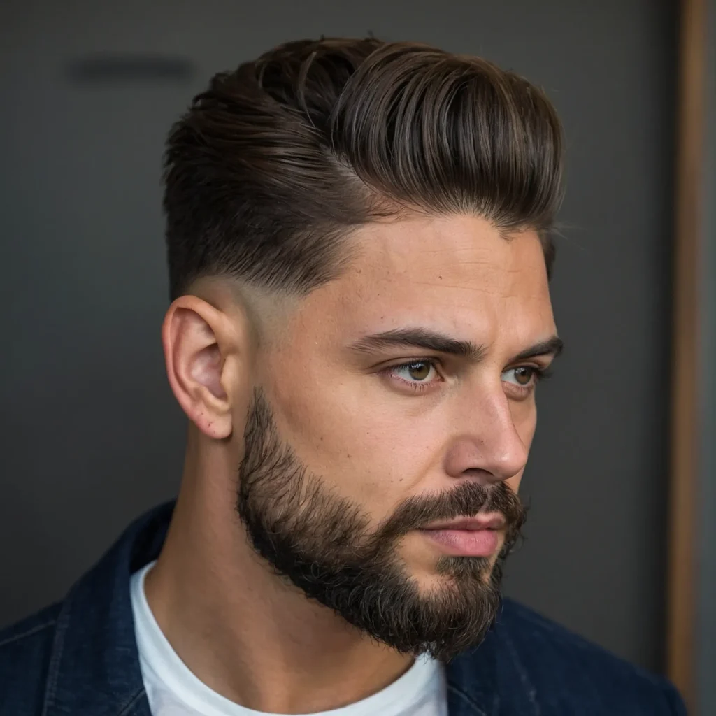 Low Taper with Middle Part Subtle FlowA man w