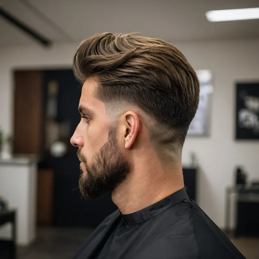 Low Taper with Tactical Side SweepA man with