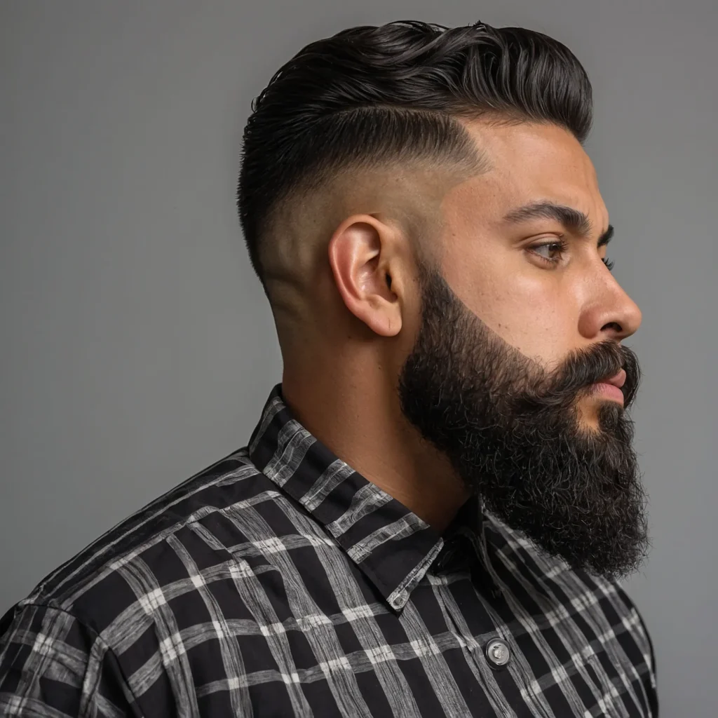 Mid Taper Fade with Beard Blendwellblended