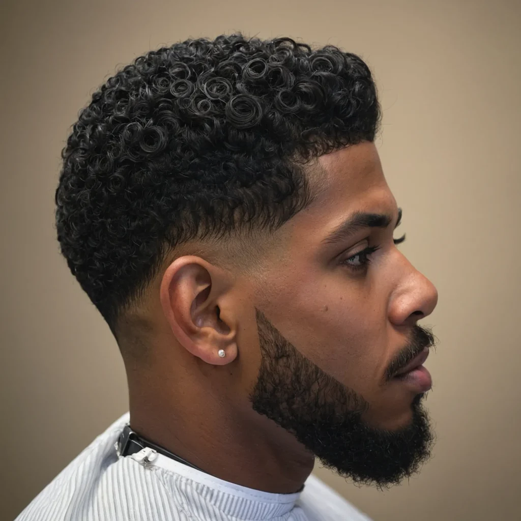 Short Fro with Taper FadeShort fro gradually