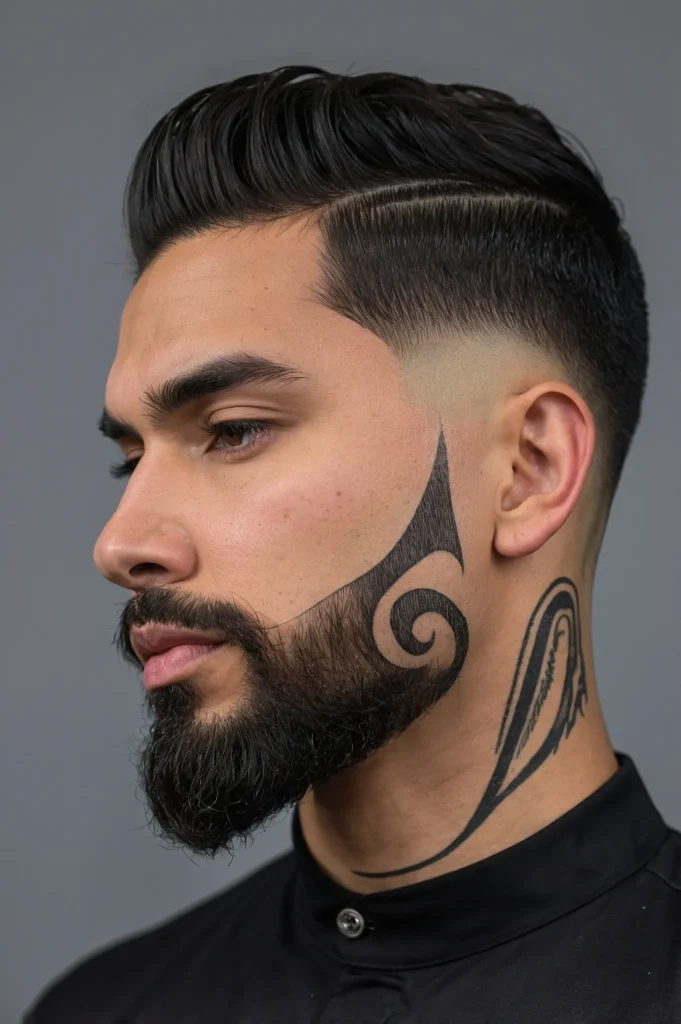Skin Drop Fade with WavesSide profile of wave